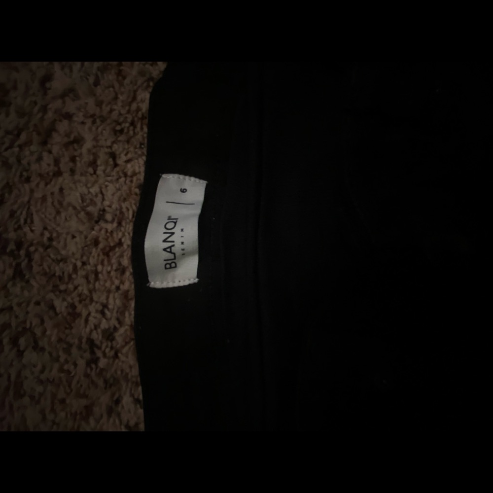 Black over the belly maternity skinny jeans